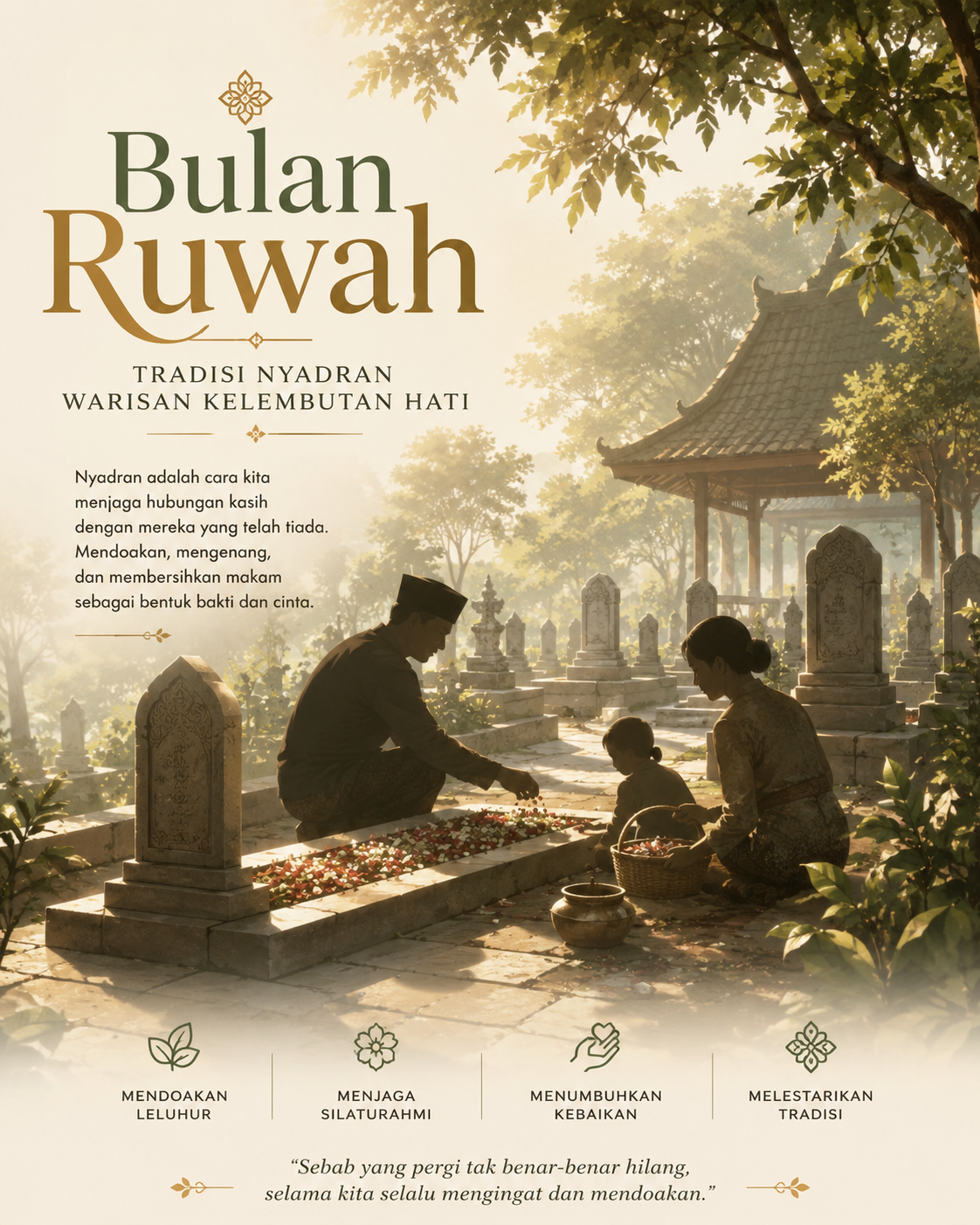 Bulan Ruwah dan tradisi nyadran Jawa