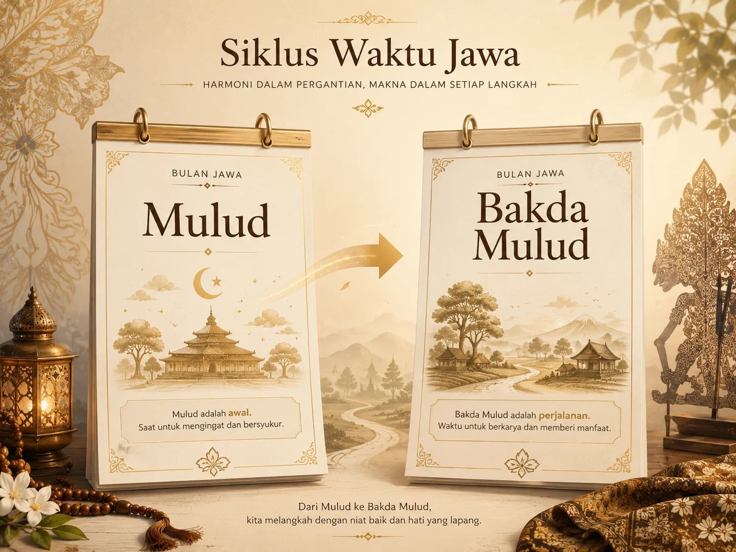 Peralihan bulan Mulud ke Bakda Mulud dalam Kalender Jawa September 2026