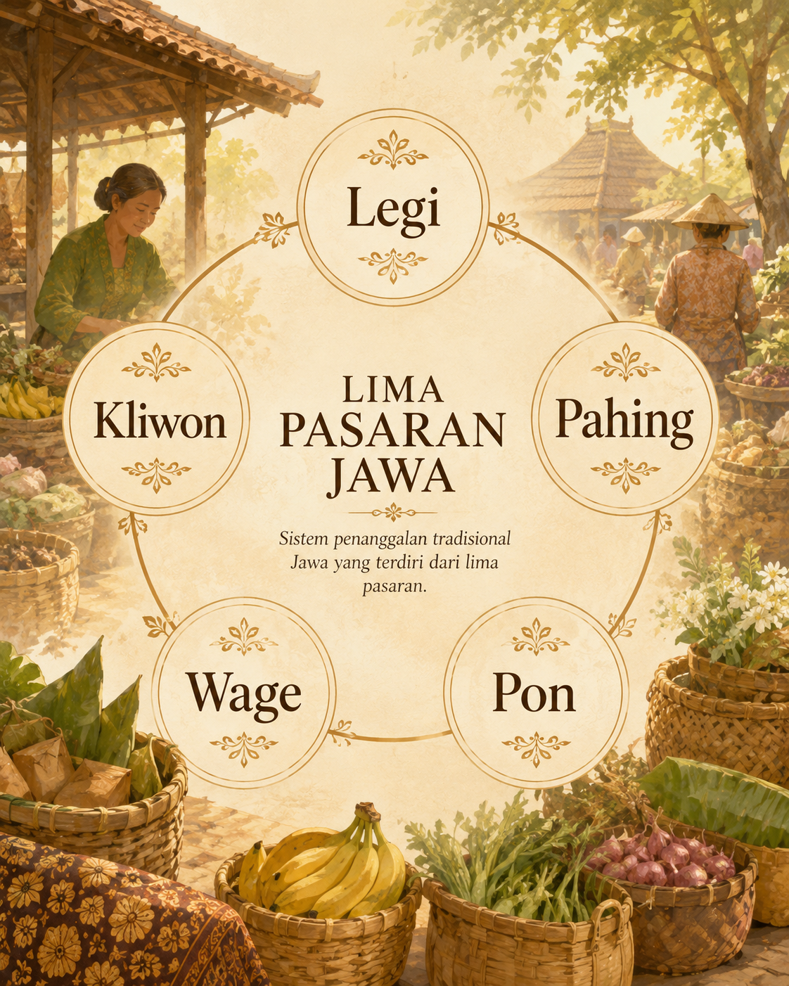 Pasaran hari ini dalam lima pasaran Jawa