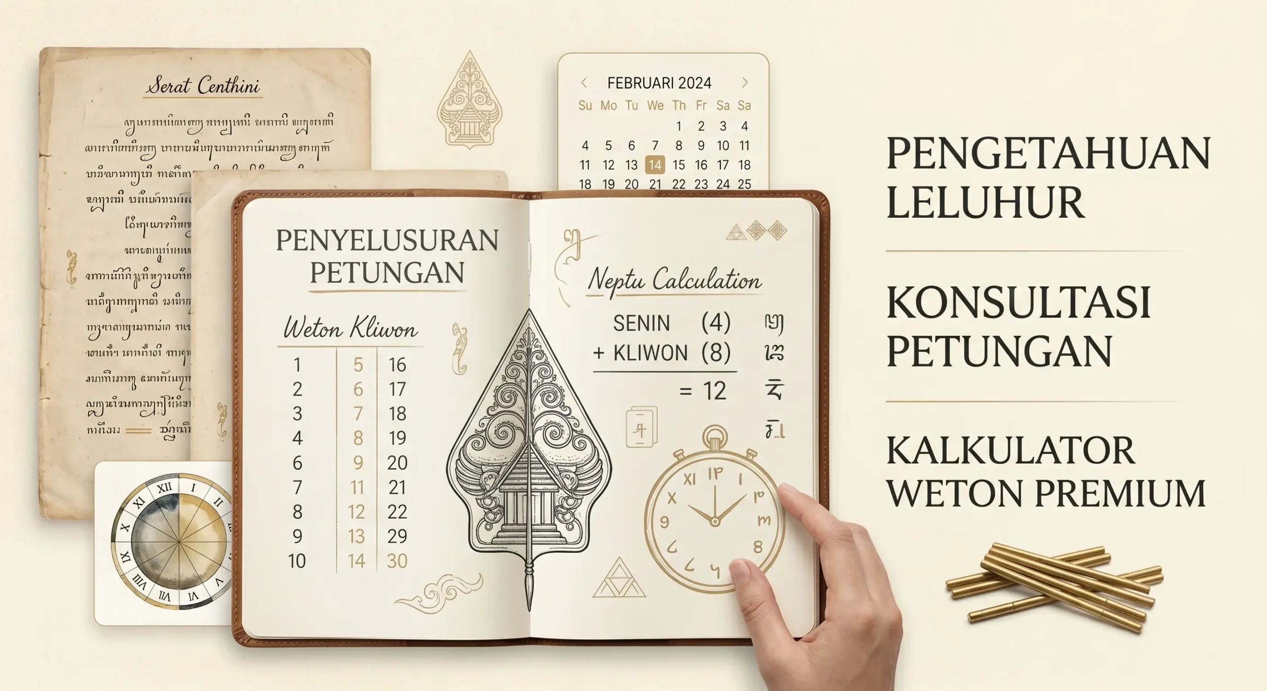 Petungan weton dan neptu dalam primbon Jawa