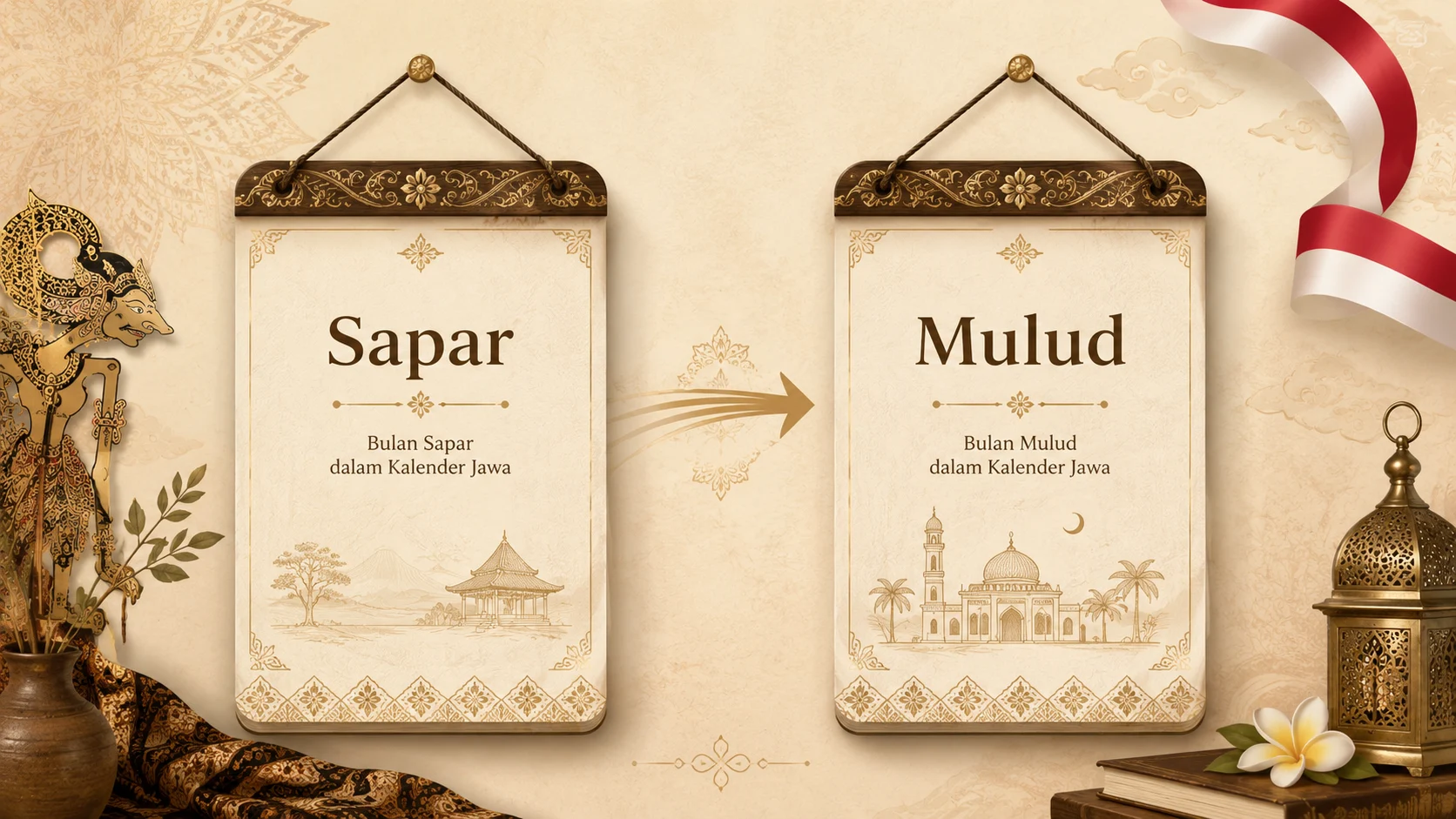 Peralihan bulan Sapar ke Mulud dalam Kalender Jawa Agustus 2026