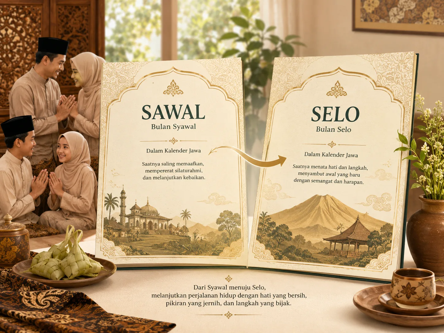 Peralihan bulan Sawal ke Selo dalam Kalender Jawa April 2026