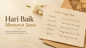 Hari Baik Menurut Jawa