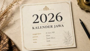 Kalender Jawa 2026