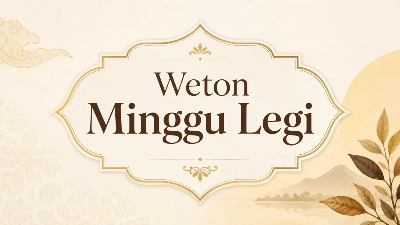 Thumbnail Weton Minggu Legi