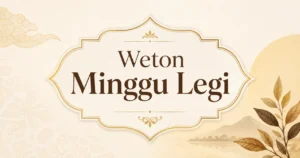 Thumbnail Weton Minggu Legi