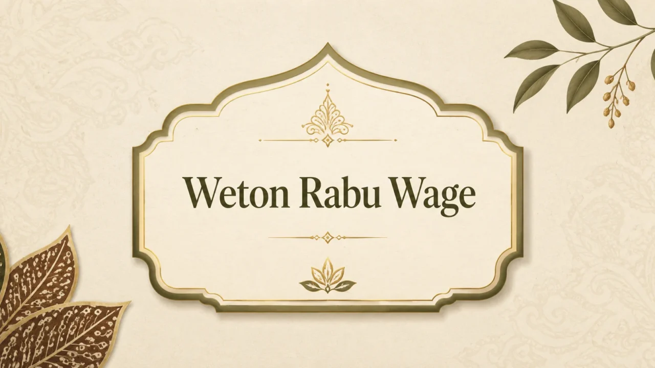 Thumbnail Weton Rabu Wage