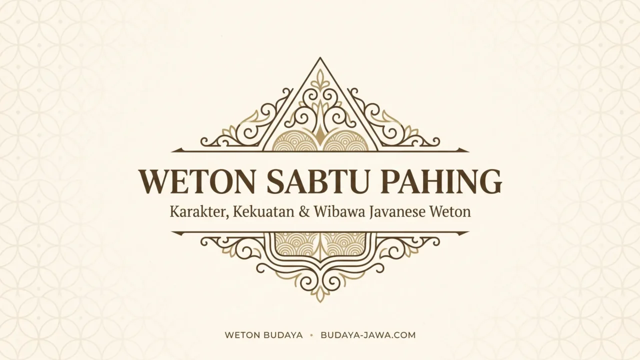 Thumbnail Weton Sabtu Pahing