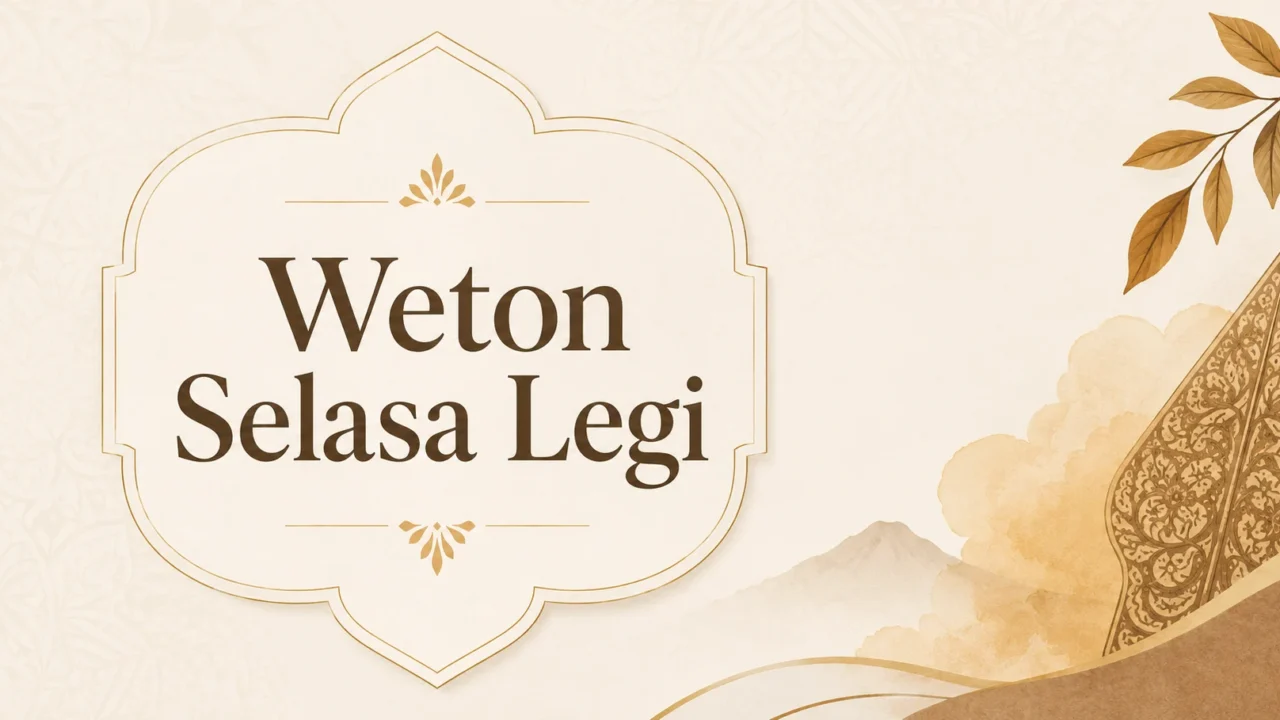 Thumbnail Weton Selasa Legi