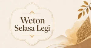 Thumbnail Weton Selasa Legi