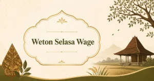Thumbnail Weton Selasa Wage