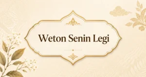 Thumbnail Weton Senin Legi